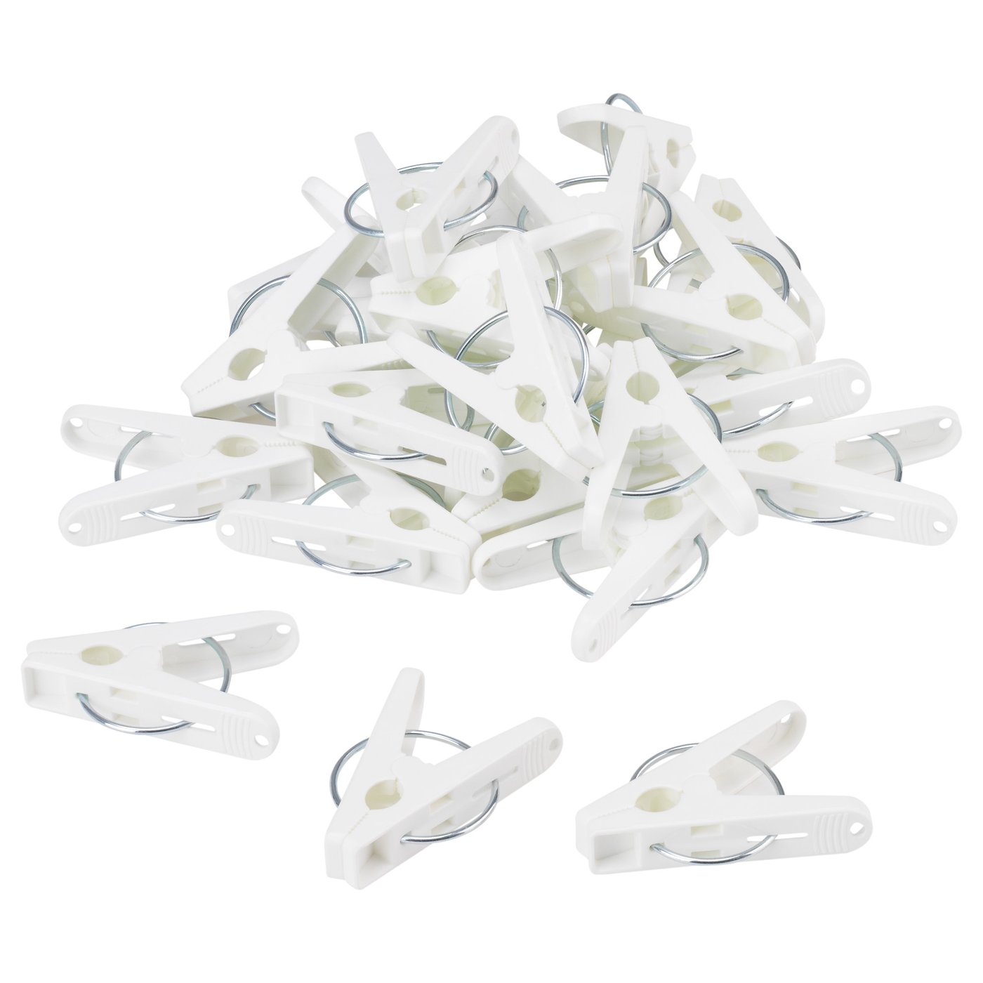 Stativ スタティーヴ 洗濯バサミ ホワイト Ikea