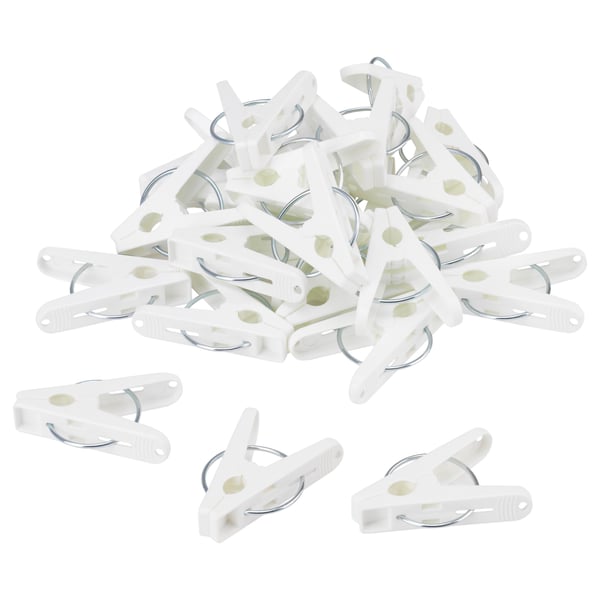 Stativ スタティーヴ 洗濯バサミ ホワイト Ikea