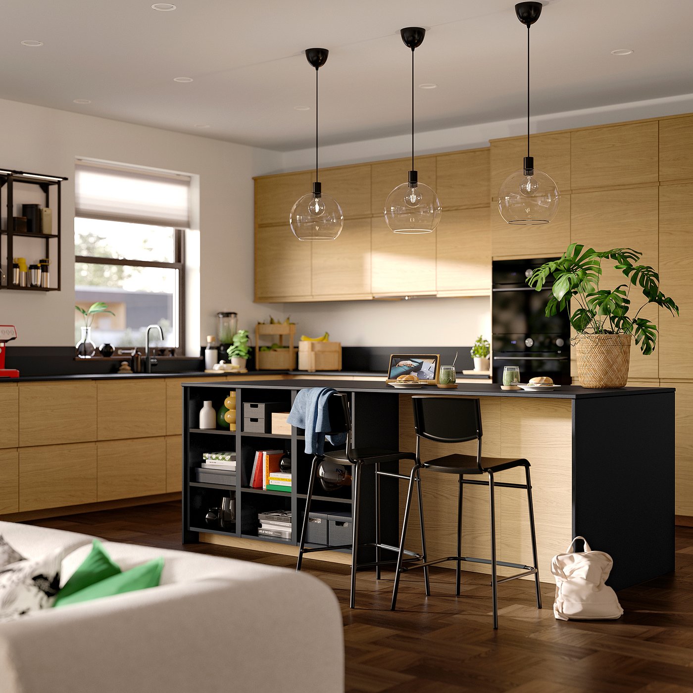 STIG スティグ カウンターチェア 背もたれ付き, カウンターの高さ