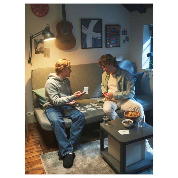 STOENSE ストエンセ ラグ パイル短, ミディアムグレー, 133x195 cm