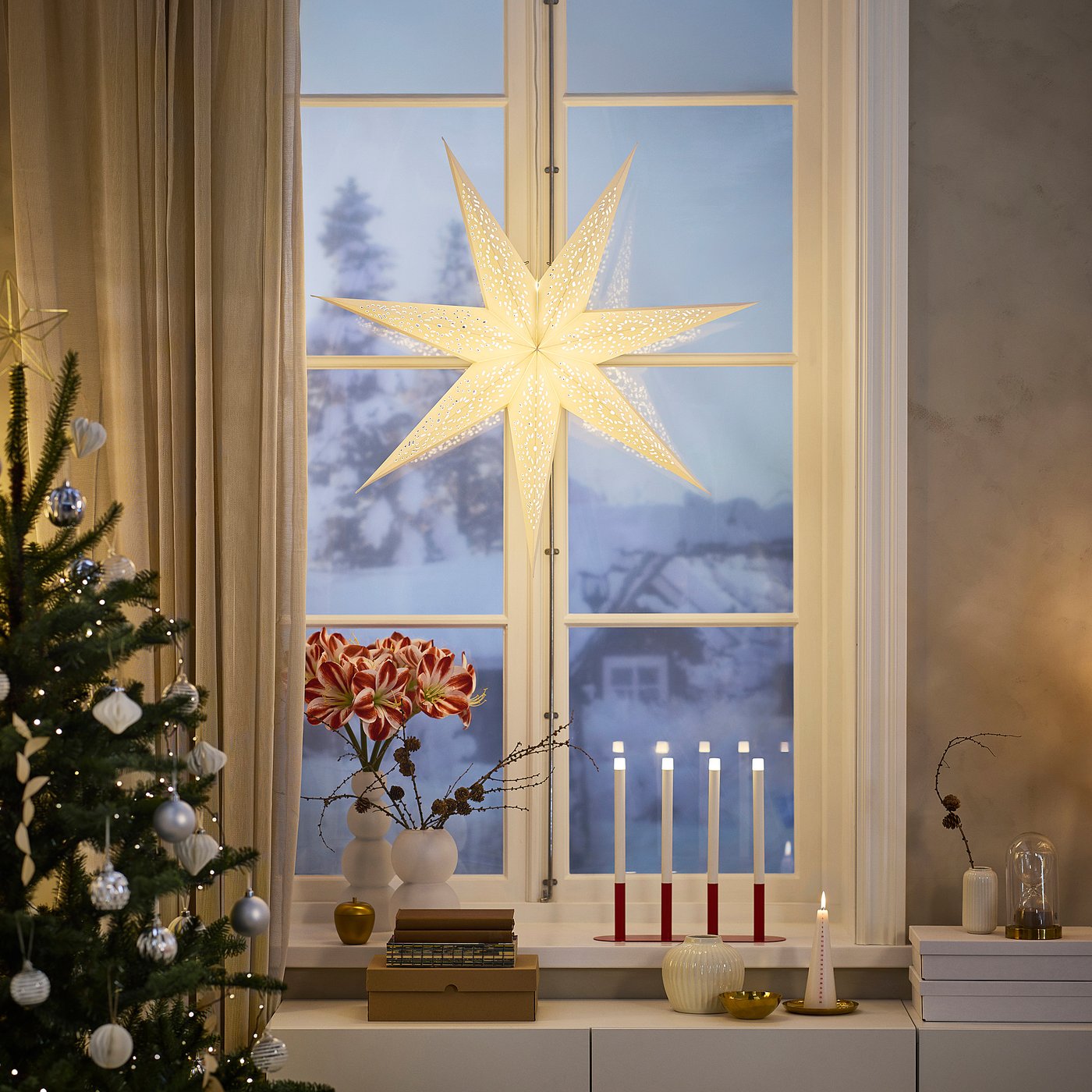 IKEA マッチ棒 ランプ LED ストローラ イケア クリスマス STRÅLA