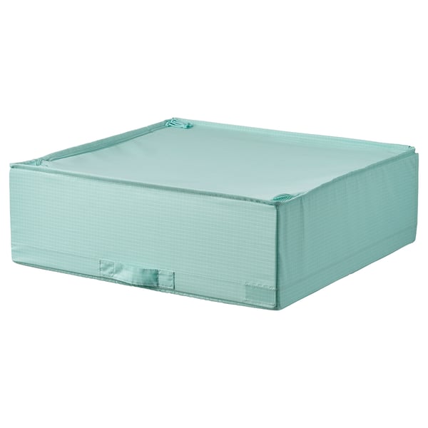 Stuk ストゥーク 収納ケース ライトターコイズ 55x51x18 Cm Ikea Stuk ストゥーク 収納ケース ライトターコイズ 55x51x18 Cm Ikea
