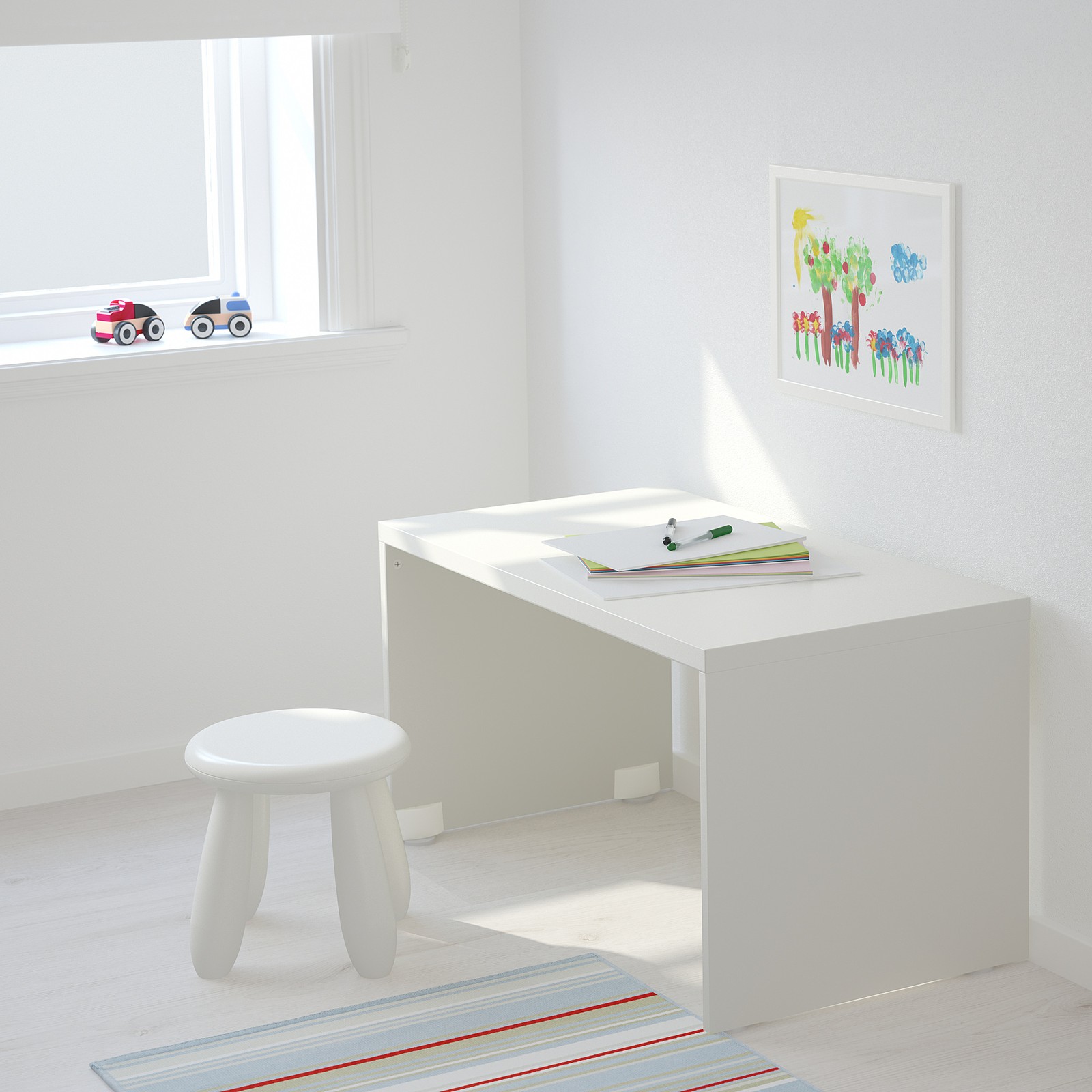 STUVA ストゥヴァ ベンチ, ホワイト, 90x50x50 cm - IKEA