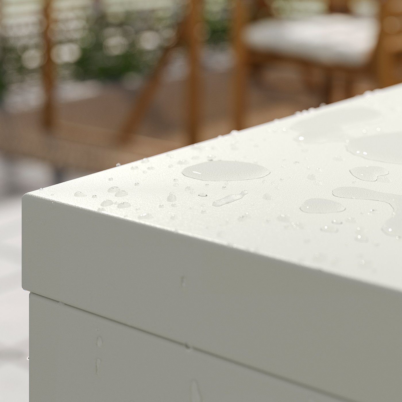 【東京都引き取り限定】IKEA イケア　スンドソー SUNDSÖ スンドソー キャビネット, オフホワイト 屋外用/室内