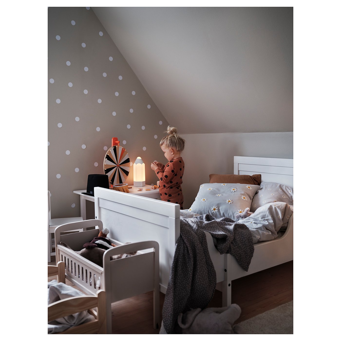 値下げ！IKEA キッズベッドSUNDVIK グレー 美品