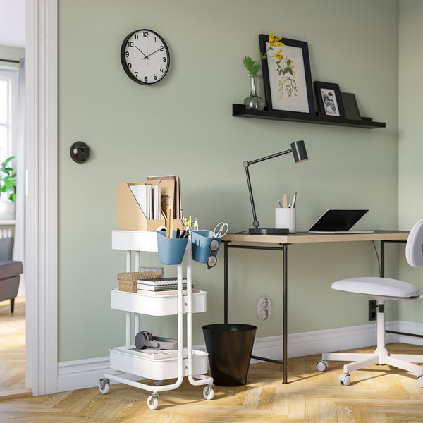 SUNNERSTA スンネルスタ 小物入れ, ブルーグレー, 12x11 cm