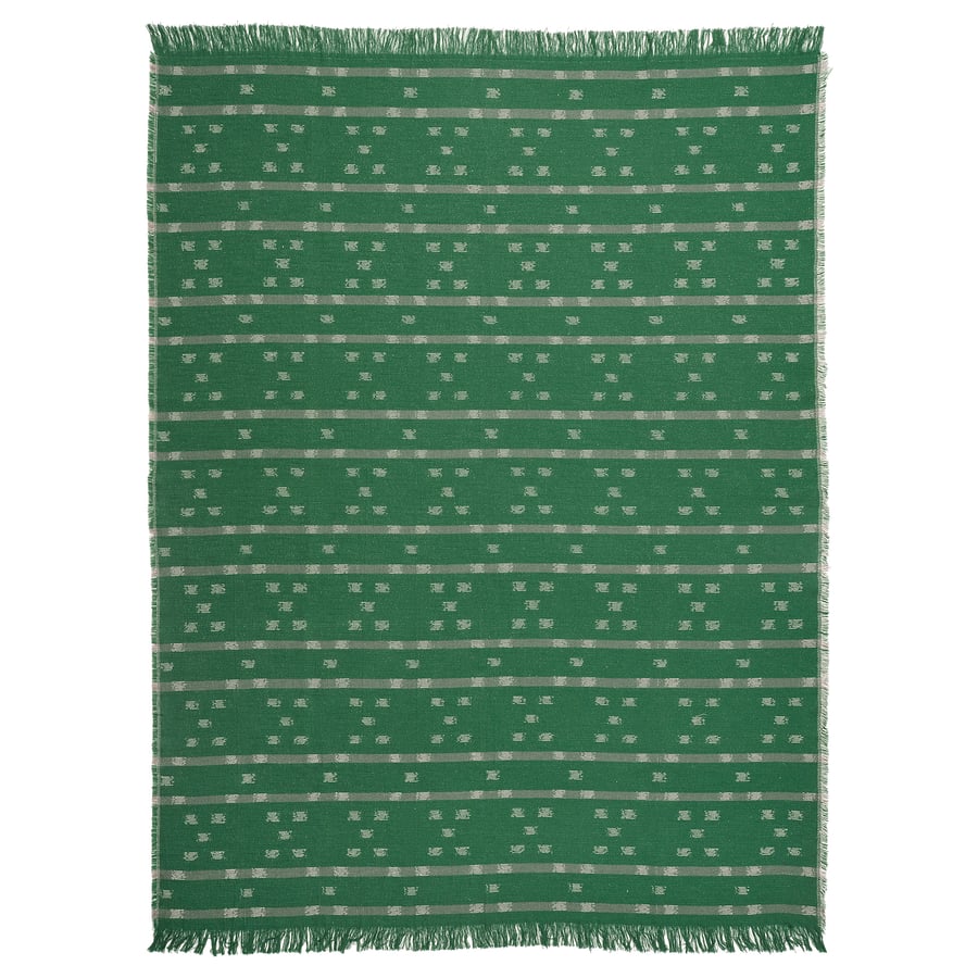 SVINROT スヴィンロート ブランケット, ダークグリーン, 130x170 cm IKEA