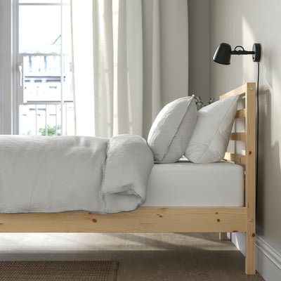 ヘッドボード付きシングル・セミダブルベッドフレームの通販 - IKEA