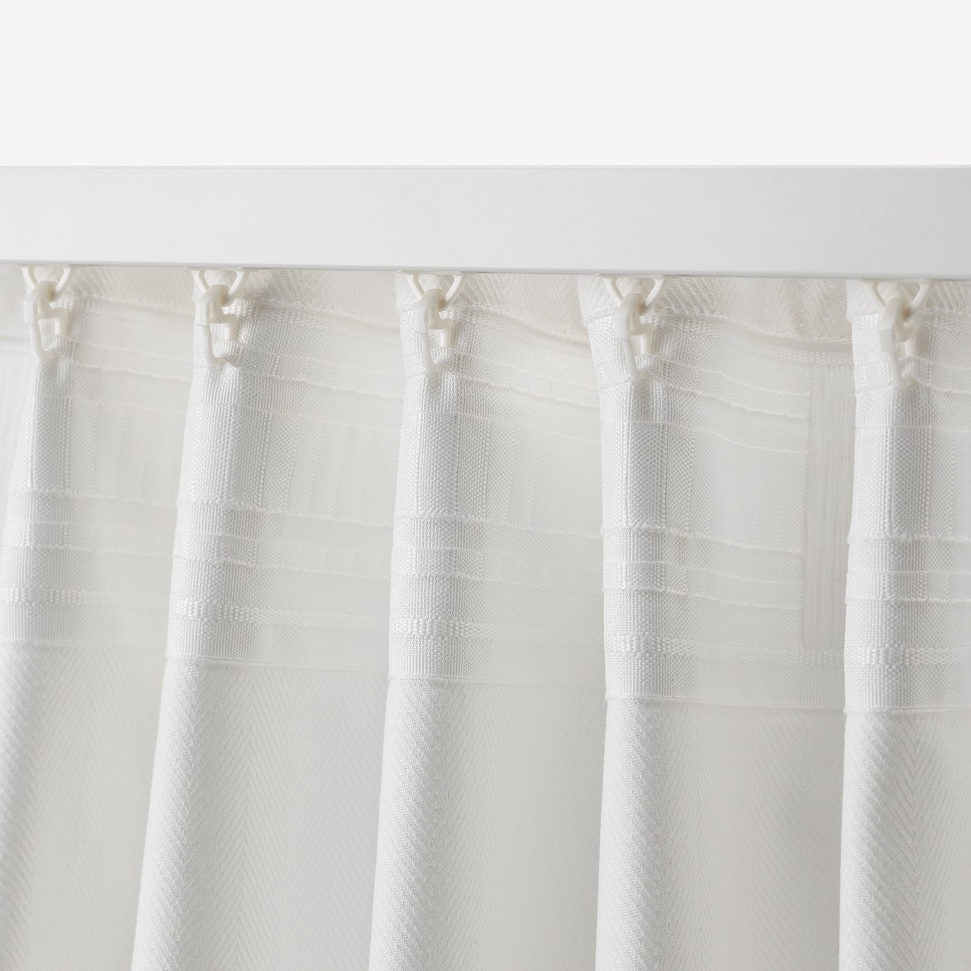 TIBAST ティバスト カーテン1組, ホワイト, 145x250 cm - IKEA