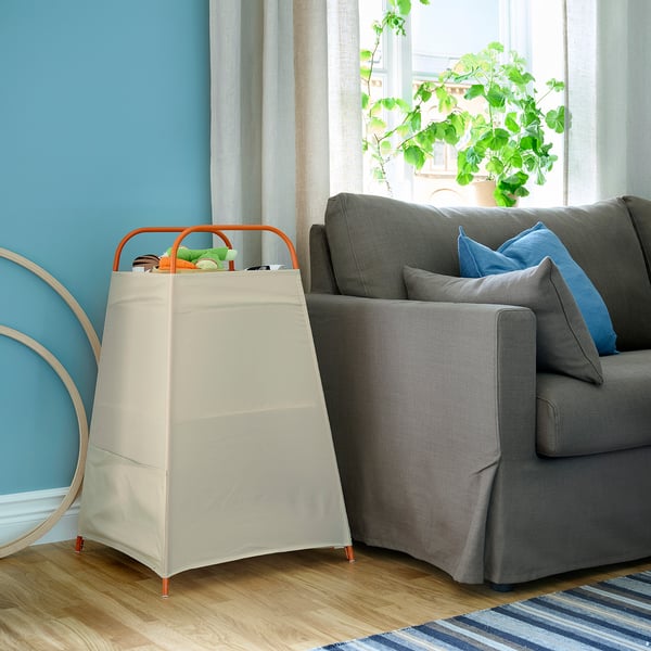 TIGERFINK ティゲルフィンク 収納 仕切り付き, ベージュ/オレンジ