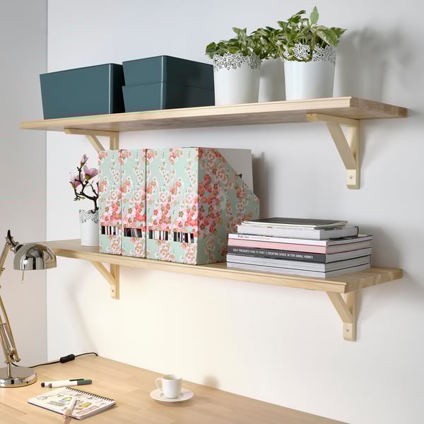 Tjena ティエナ マガジンファイル フラワー ライトグリーン Ikea