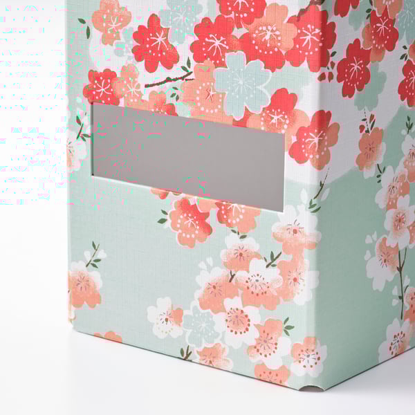 Tjena ティエナ マガジンファイル フラワー ライトグリーン Ikea