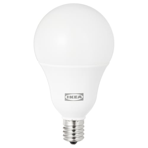 TRÅDFRI トロードフリ LED電球 E17 810ルーメン, ワイヤレス調光 カラー&ホワイトスペクトラム/球形 オパールホワイト