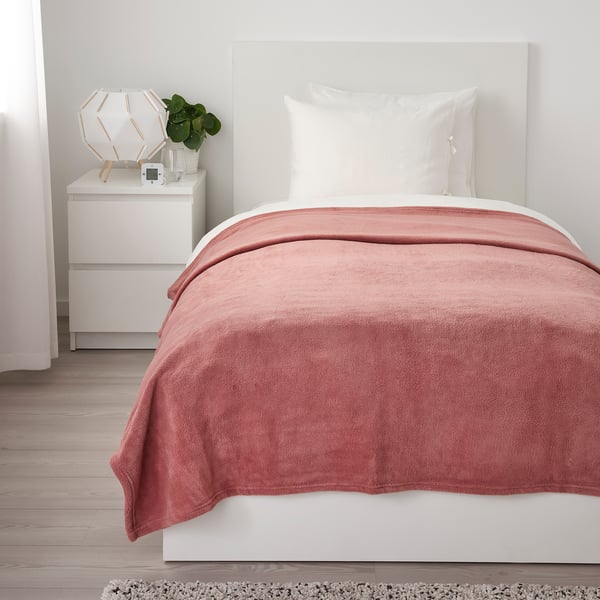 Trattviva トラットヴィーヴァ ベッドカバー ダークピンク 150x250 Cm Ikea Trattviva トラットヴィーヴァ ベッドカバー ダークピンク 150x250 Cm Ikea