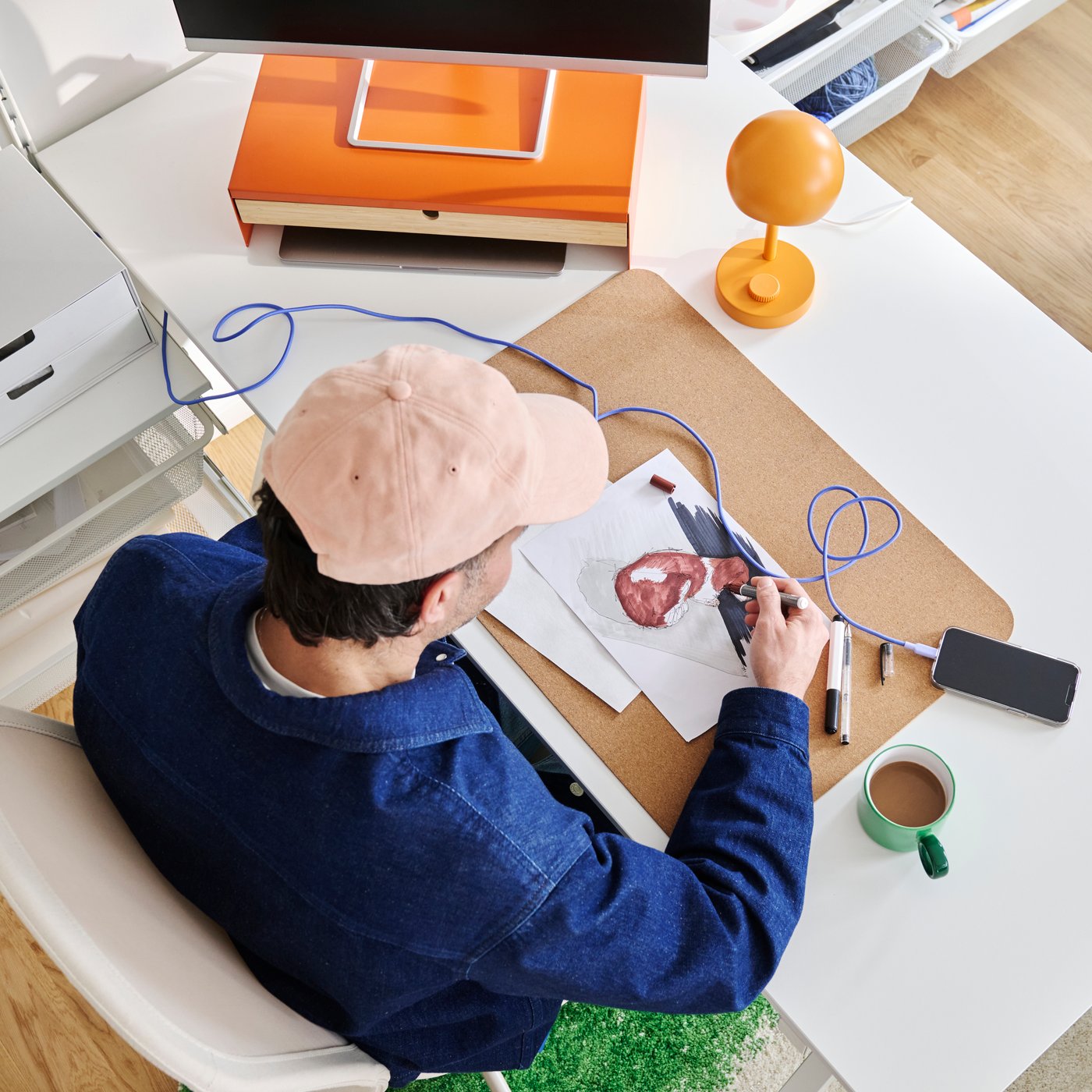 TROTTEN トロッテン デスク 昇降式, 100V/ホワイト, 160x80 cm - IKEA