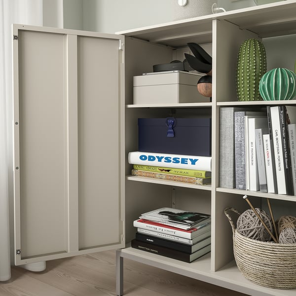 TULLSTORP トゥルストルプ キャビネット, ベージュ, 99x35x89 cm - IKEA