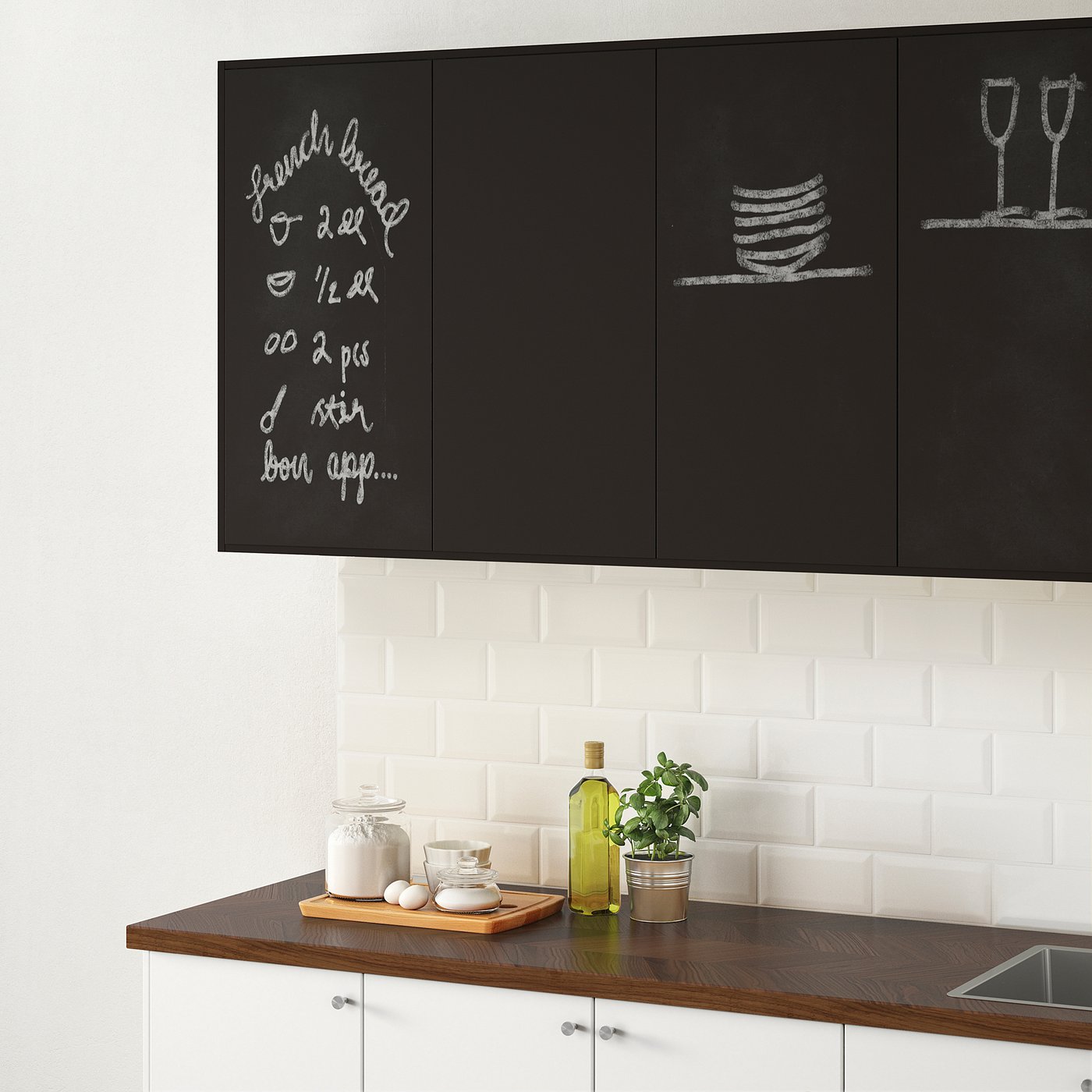 Uddevalla ウッデヴァラ 扉 黒板仕様 チャコール 40x40 Cm Ikea Uddevalla ウッデヴァラ 扉 黒板仕様 チャコール 40x40 Cm Ikea