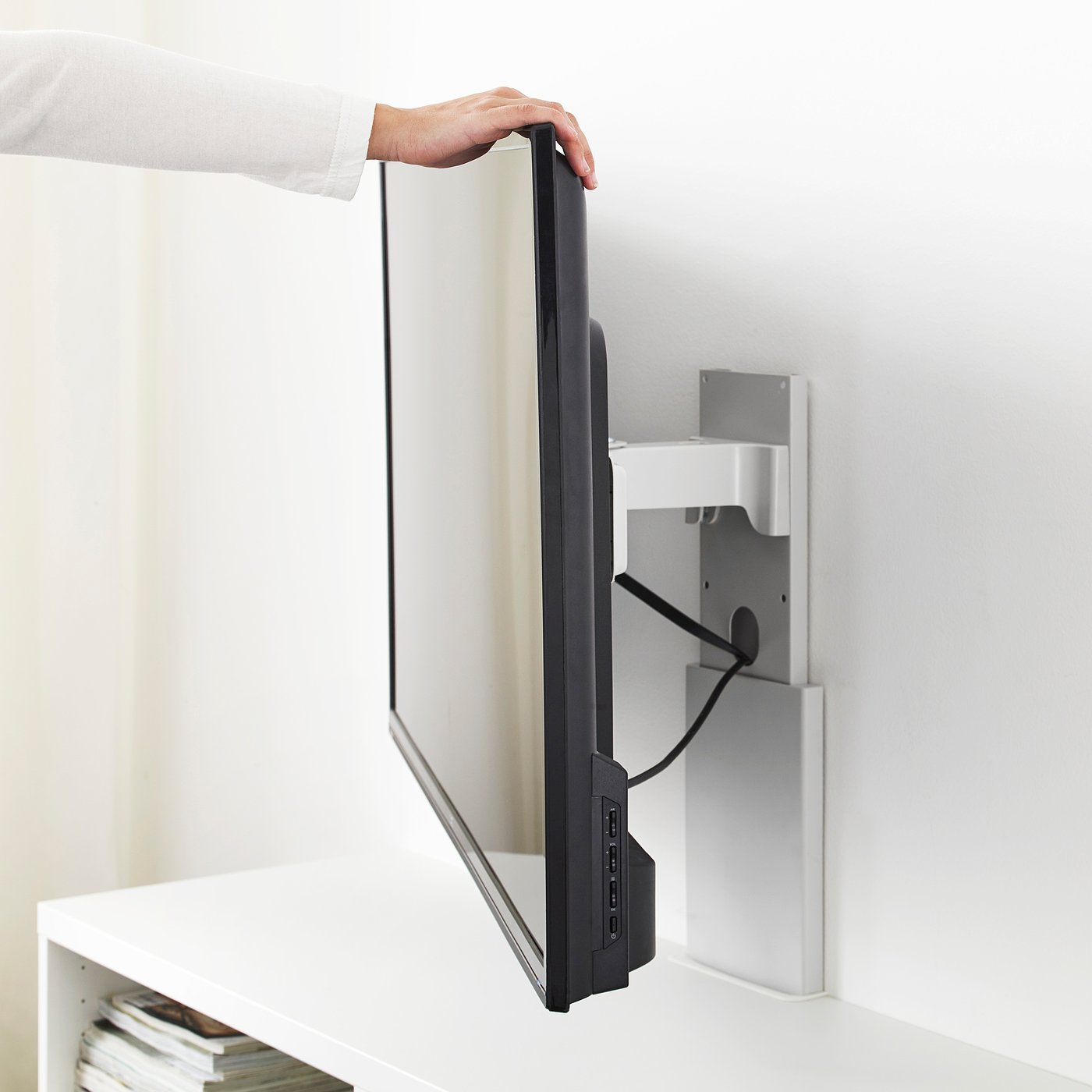 Uppleva ウップレーヴァ テレビ用ブラケット 回転式 ライトグレー 37 55 Ikea