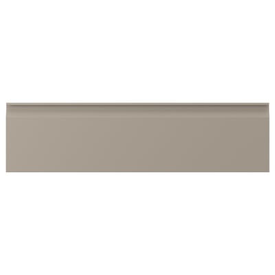 UPPLÖV ウップローヴ 引き出し前部, マット ダークベージュ, 75x20 cm