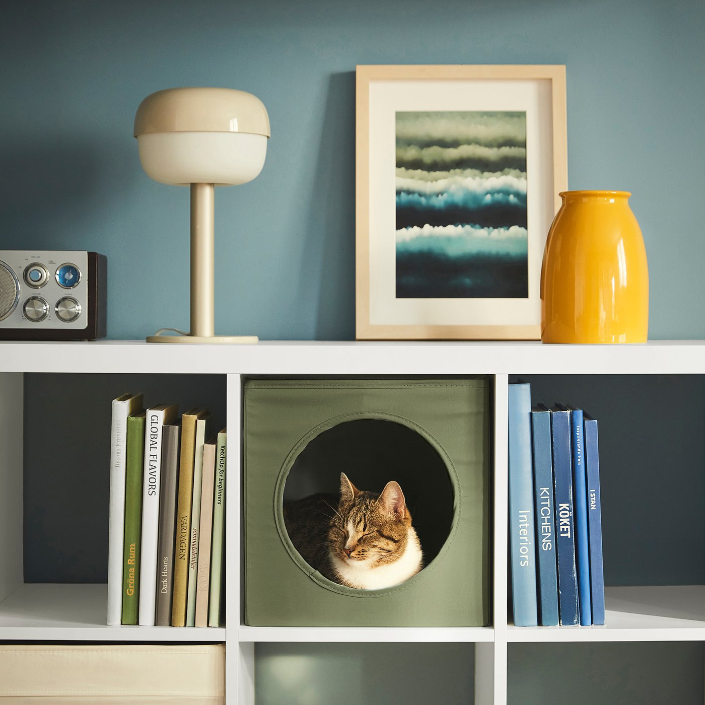 UTSÅDD ウートソッド キャットハウス, グリーン, 33x38x33 cm - IKEA