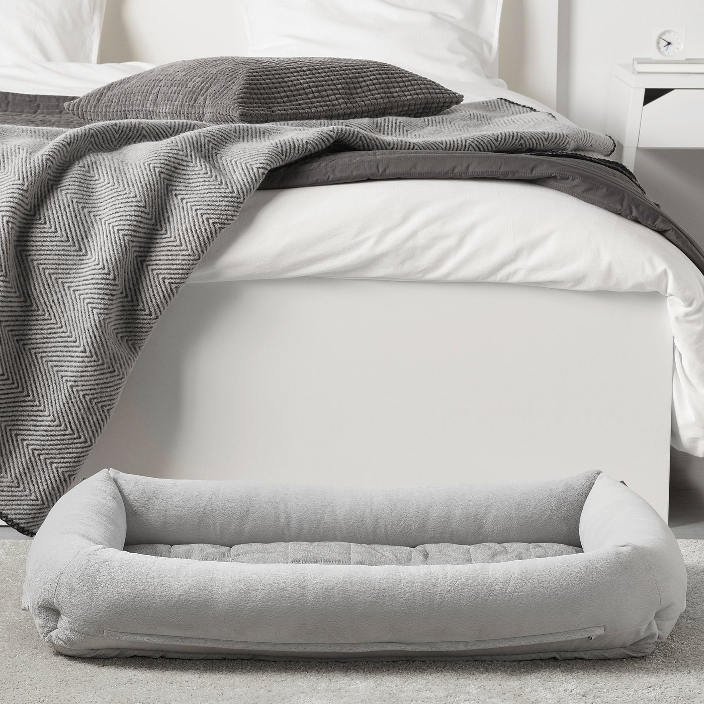 IKEA ウートソッド UTSÅDD ウートソッド ペットのベッド, ライトグレー, S - IKEA