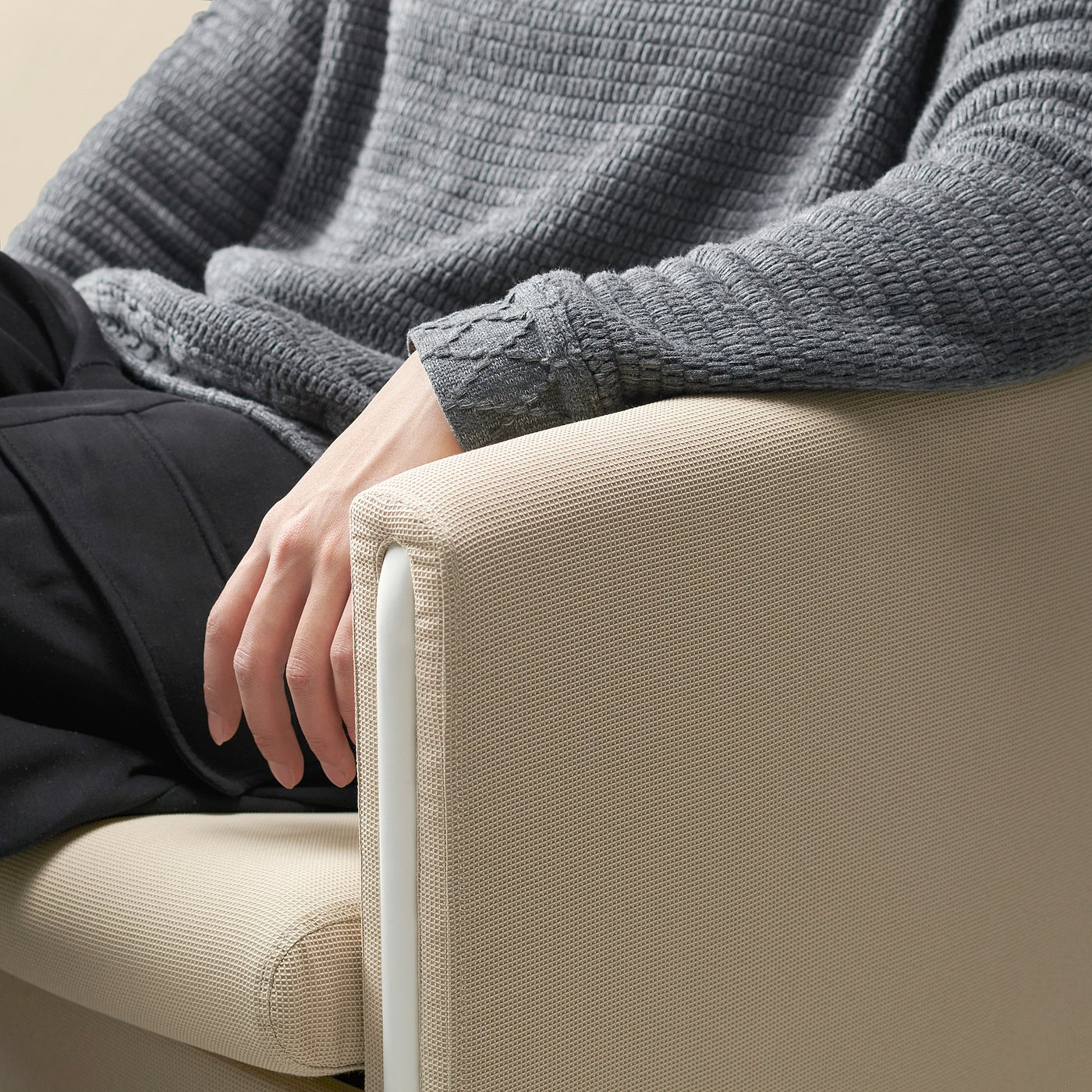 VACKERBY ヴァッケルビー 2人掛けソファ, レマルン グレーベージュ - IKEA