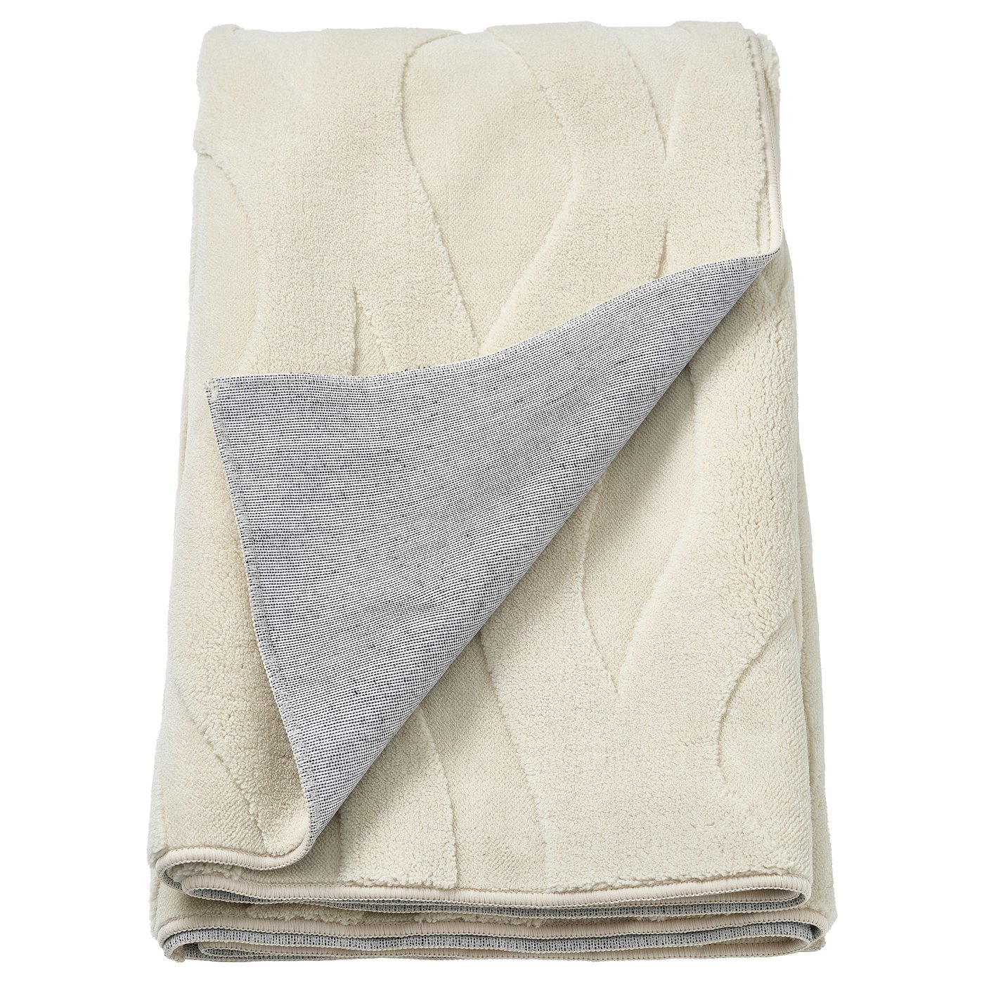 VÄXELFEL ヴェクセルフェル ラグ パイル短, オフホワイト, 133x195 cm