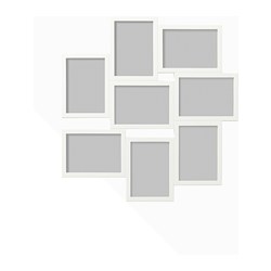 V&Auml;XBO ヴェクスボー コラージュフレーム 写真8枚用, ホワイト