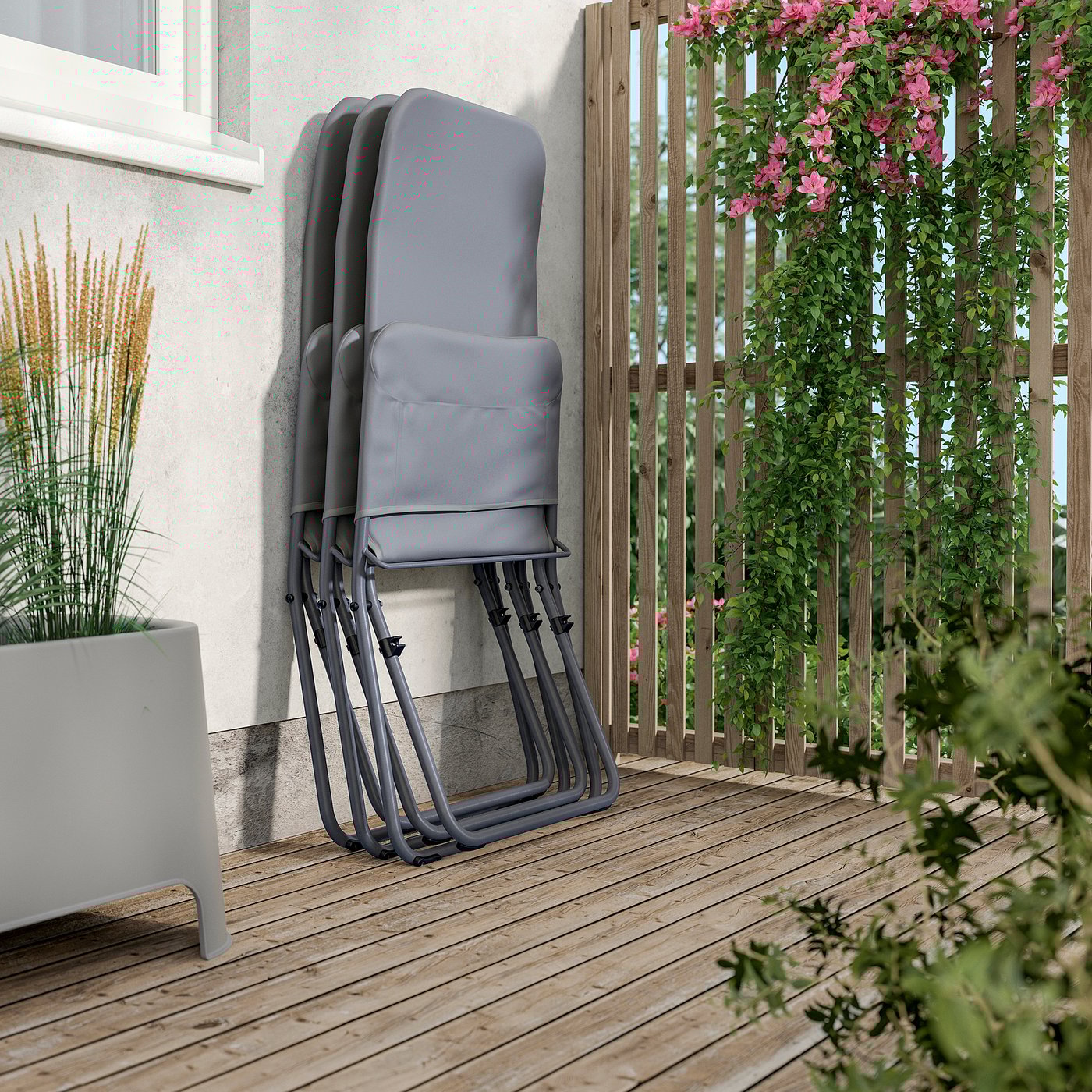 VIGGSÖ ヴィッグソー ラウンジチェア 屋外用, 折りたたみ式