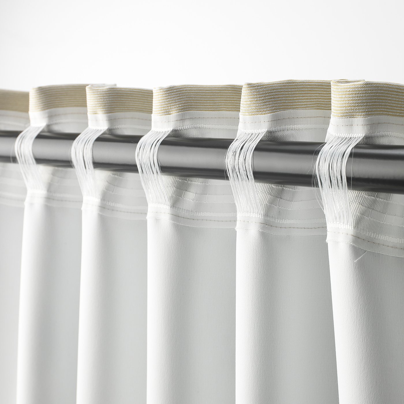 VILBORG ヴィルボリ カーテン1組, ベージュ, 145x200 cm - IKEA