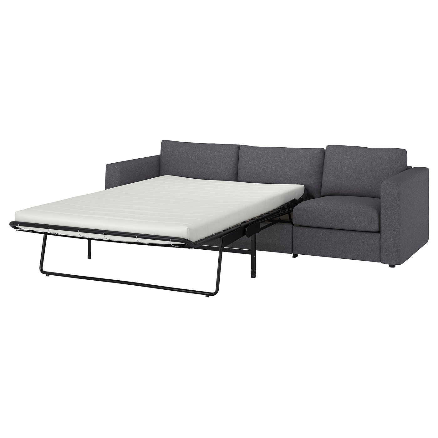 VIMLE ヴィムレ 3人掛けソファベッド, グンナレド ミディアムグレー - IKEA