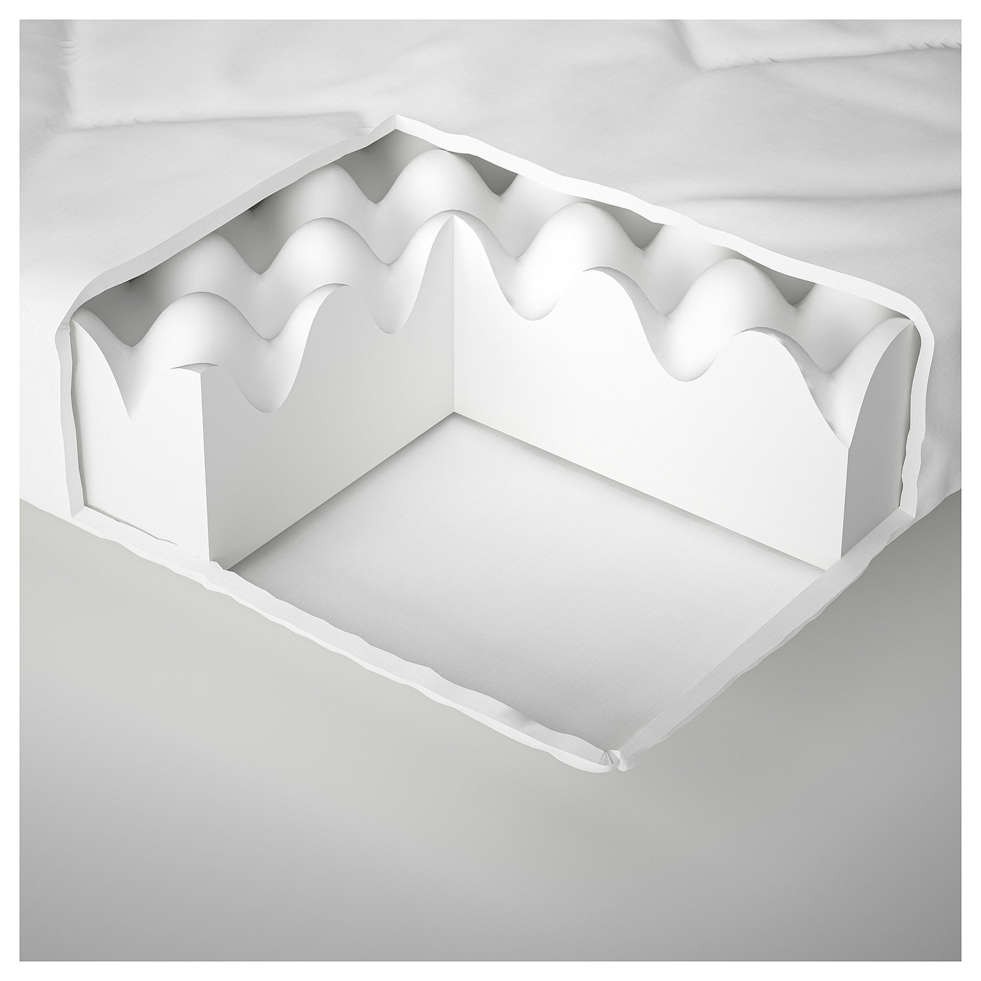 IKEA 伸長式ベッド用マットレス INNERLIG インネリグ スプリングマットレス 伸長式ベッド用, 80x200 cm