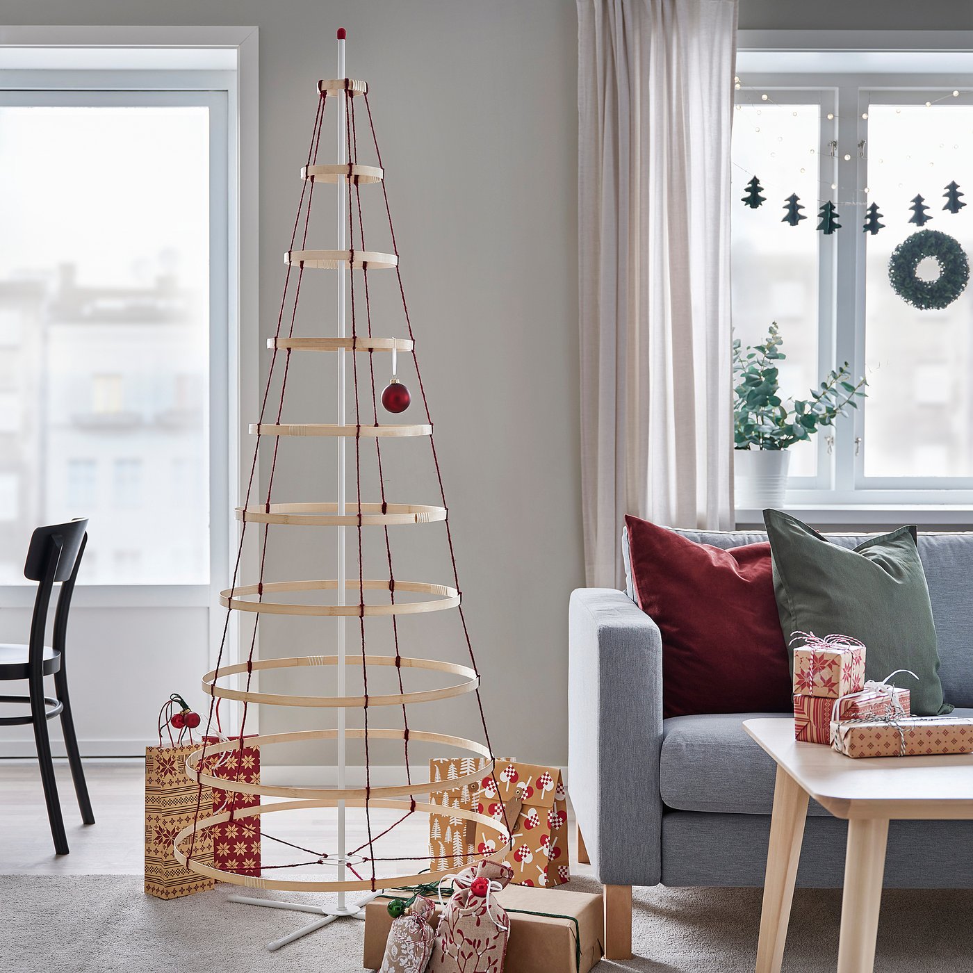 Vinter 21 ヴィンテル 21 デコレーション ハンドメイド クリスマスツリー 竹 181 Cm Ikea