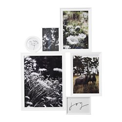 VITABY ヴィータヴィー コラージュ用フレーム 写真6枚用, ホワイト