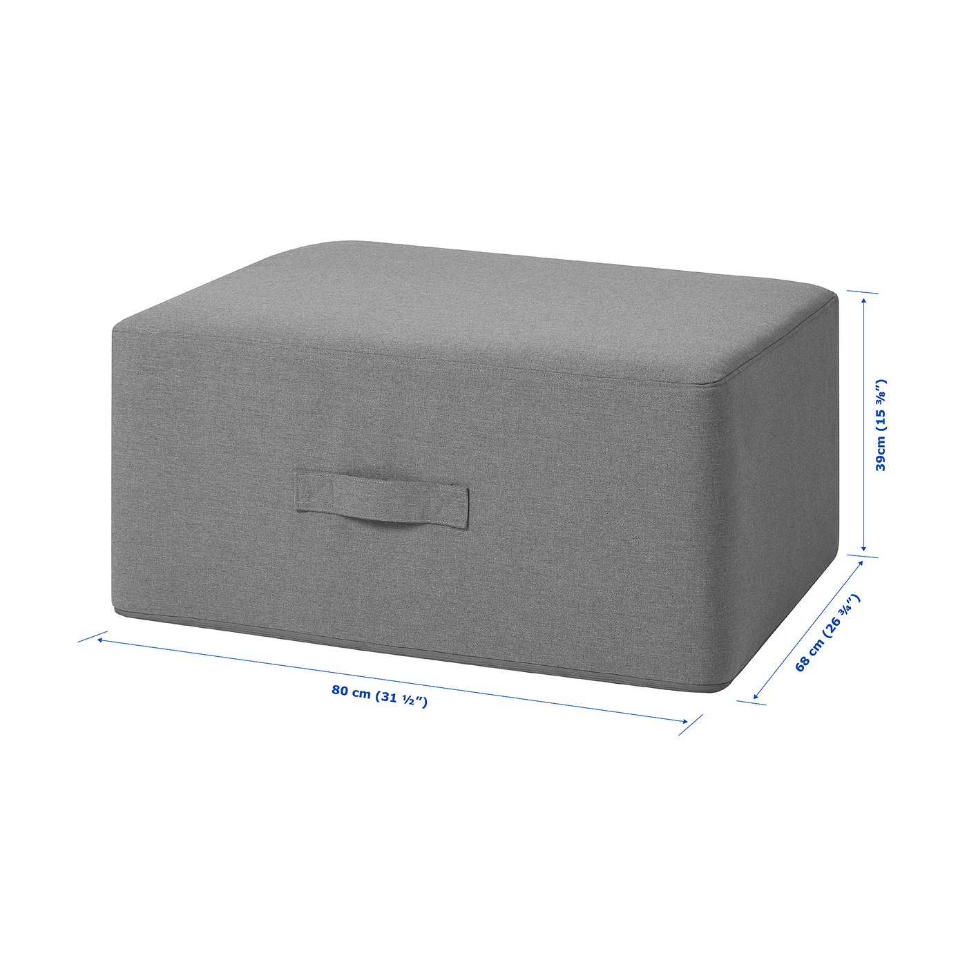 VITHÄLL ヴィトヘル マットレス/プーフ, かため/ヴィースレ グレー