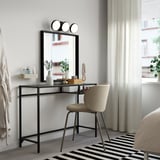 VITTSJÖ ヴィットショー ラップトップテーブル, ブラックブラウン 