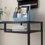 VITTSJÖ ヴィットショー ラップトップテーブル, ブラックブラウン 