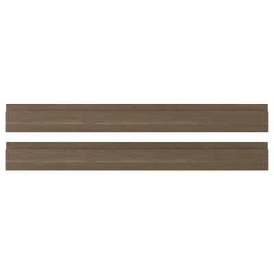 VOXTORP ヴォックストルプ 引き出し前部, ウォールナット調, 90x10 cm