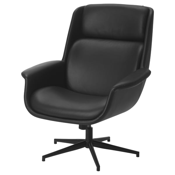 ÄLEBY Swivel armchair Grann, Bomstad black IKEA