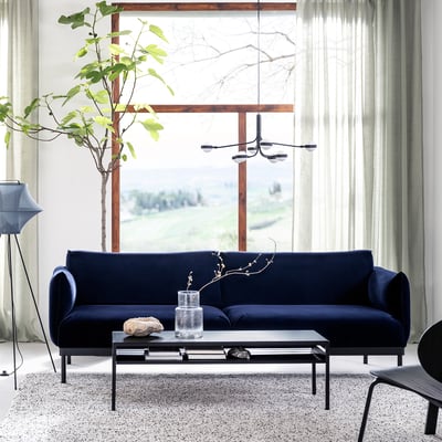 ÄPPLARYD 3-seat sofa, Djuparp dark blue