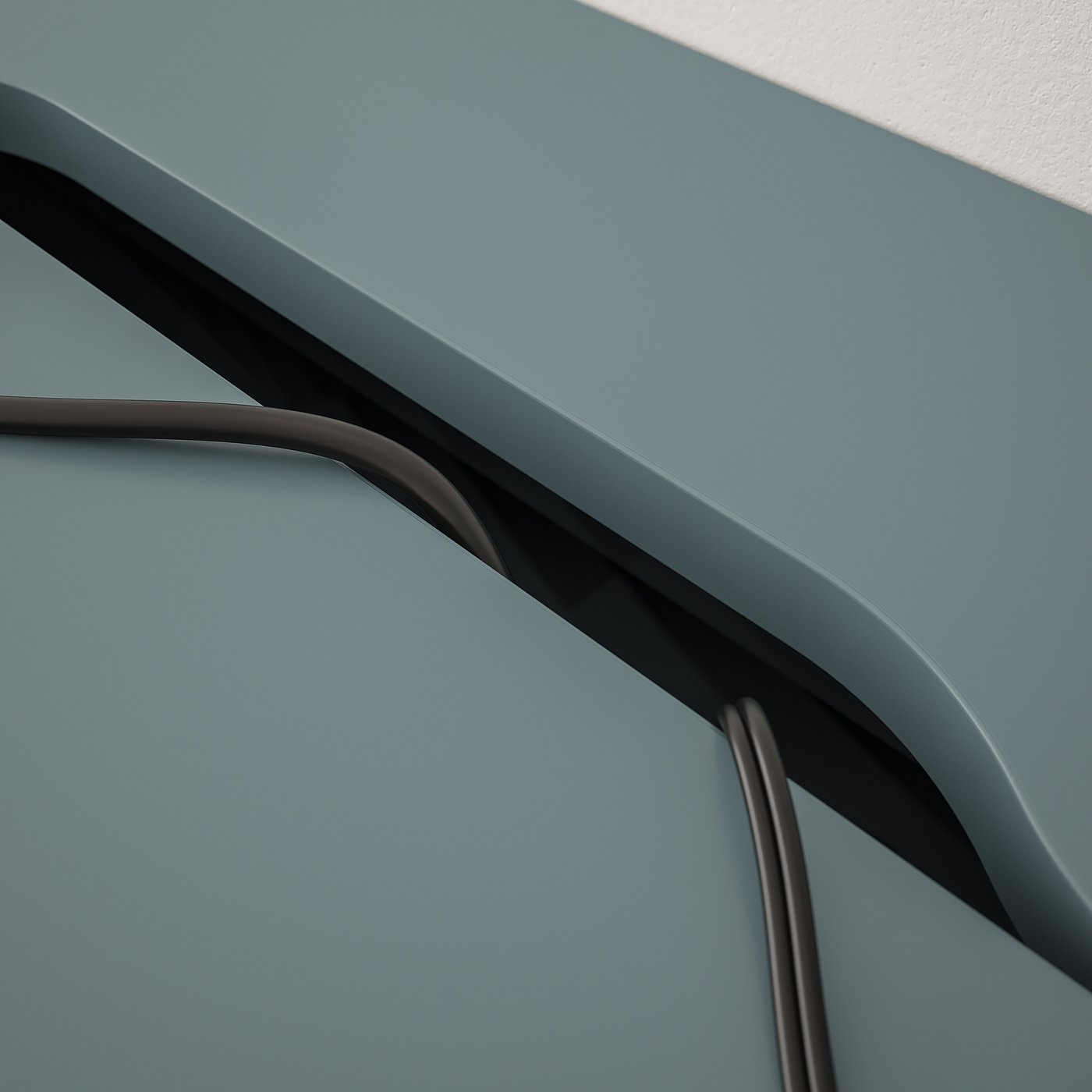 Alex Desk Grey Turquoise 100x48 Cm Ikea
