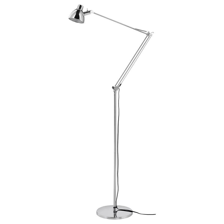 ANTIFONI floor/reading lamp, nickelplated IKEA