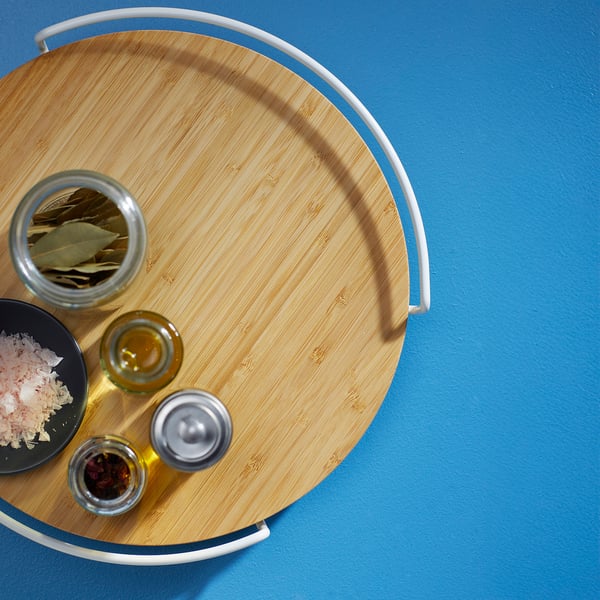 APTITLIG Lazy Susan, organizer bamboo, 28 cm