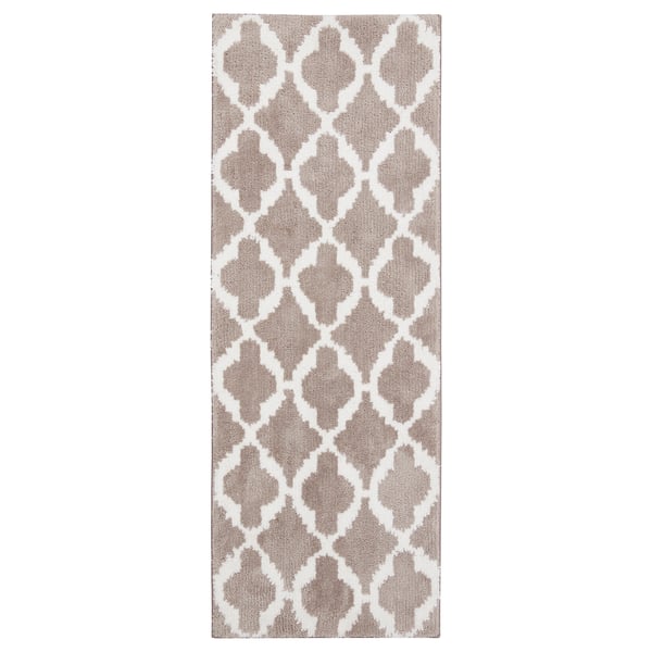 AUNING kitchen mat, beige, 45x120 cm IKEA
