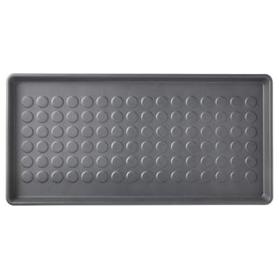 BAGGMUCK Shoe mat, in/outdoor/grey, 71x35 cm