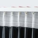 BENGTA Block-out curtain, 1 piece, light pink/with heading tape, 210x250 cm