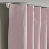 BENGTA Block-out curtain, 1 piece, light pink/with heading tape, 210x250 cm