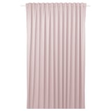 BENGTA Block-out curtain, 1 piece, light pink/with heading tape, 210x250 cm