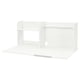 BERGLÄRKA Desk top and shelf, white, 120x70 cm