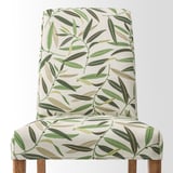 BERGMUND Chair, oak effect/Fågelfors multicolour